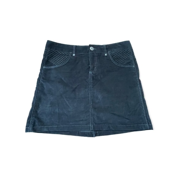 Athleta black corduroy skirt size 10 NWOT - Picture 2 of 12